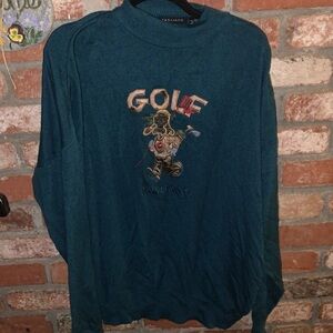 PAGLIANO GOLF SWEATER LARGE Dog Vintage rare